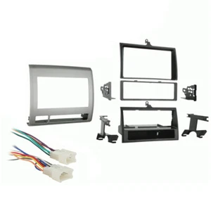 Fits Toyota Tacoma 2005-2011 Single DIN Car Harness Radio Dash Kit - Grey - Picture 1 of 3