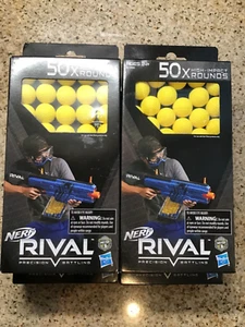 NERF RIVAL - 50x HIGH IMPACT ROUNDS - LOT of 4 - FOR NERF GUNS "NEW" - Picture 1 of 3