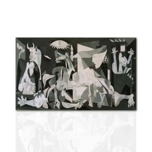 Quadro su Tela Guernica Tributo Pablo Picasso Opera d'arte Tela in Cotone Arte - Bild 1 von 7