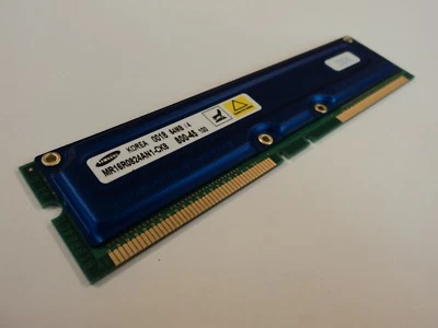 Samsung RAM Memory Module 64MB PC800-45 RDRAM RIMM MR16R0824AN1-CK8 - Image 1 of 4