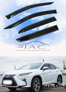 Chrome Trim Side Window Visor Guard For LEXUS RX200t RX350 RX450h 2016-2022 - Picture 1 of 9
