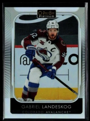 2021-22 O-Pee-Chee Platinum Rainbow Gabriel Landeskog #161 - Image 1 of 2