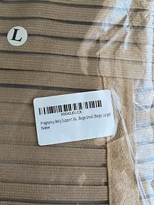 Pregnancy Belly Support Band 3-Pc Abdomen Waist Belt Brace Beige Size Large - Picture 1 of 8