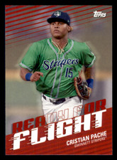 2020 Topps Pro Debut Cristian Pache Ready for Flight #RFF-CP Stripers