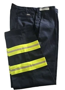 Spotlite LX By Unifirst Navy Blue Reflective Work Pants 40x32 New - Picture 1 of 8