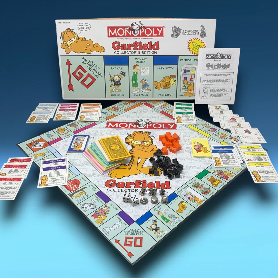 Juego Monopoly Garfield Vintage Edición Coleccionista 25 Aniversario Completo Foto 1 de 4