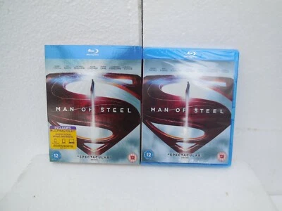 MAN OF STEEL WITH SLIP COVER REGION 2 BLU RAY NEW - Image 1 of 4
