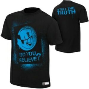 WWE Do You Believe? Tell The Truth Sleeve t-shirt New Size Medium Child Youth M
