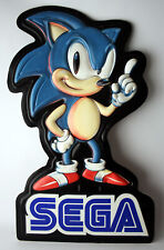 ULTRA RARE VINTAGE 90'S SEGA SONIC HEDGEHOG 32" DOUBLE SIDE SHOP DISPLAY SIGN !