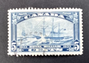 Canada: 1933, Centenary 1st Atlantic Steam Boat Crossing, Good Used - Picture 1 of 2