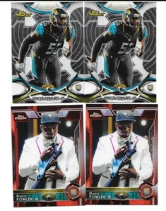 Dante Fowler Jr. 2015 Topps Chrome & Finest RC Lot (4) - Orange Refractor - Picture 1 of 1