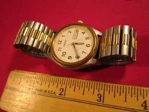 Reloj de pulsera de cuarzo analógico en funcionamiento SEIKO con BANDA SPEIDEL [j21j] - Imagen 1 de 3