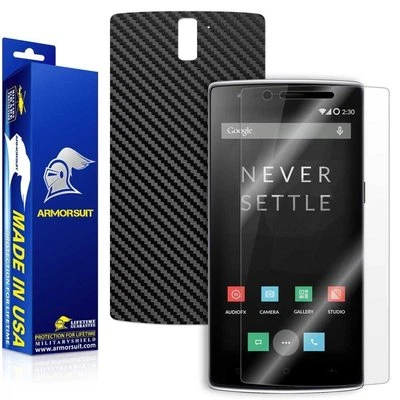 ArmorSuit MilitaryShield OnePlus 2 Screen Protector + Black Carbon Fiber Skin - Image 1 of 4