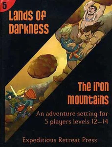 LANDS OF DARKNESS THE IRON MOUNTAINS EXC! D&D 4E Module Dungeons Dragons D&D - Picture 1 of 1
