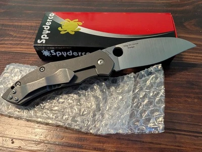 RARE SPYDERCO C194CFTIP MYRTLE Discontinued Frame Lock, CPM-S30V NUMBERED 012 - Image 1 of 3