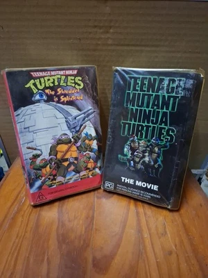 Teenage Mutant Ninja Turtles The Movies VHS + The Shredder Is Splintered (Rare). - Image 1 of 4