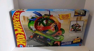 Mattel Hot Wheels Coche Ciudad Noria Pista de Carreras Juego Luces Sonido Nuevo  Foto 1 de 4