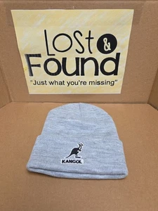 Cappello Kangol Beanie Pull On Maglia Taglia Unica Ricamato Invernale Grigio - Foto 1 di 4