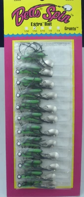 Tarjeta Betts 021GRRL-21N 1" 1/32 OZ Escarabajo Girado con Piernas Catpa/Bk Rayas de 12 Foto 1 de 2