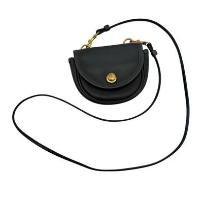 Vintage Coach #9826 Black Leather Mini Belt or Crossbody Bag Authentic - Image 1 of 4