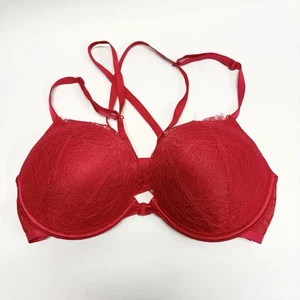 Sujetador push-up Victoria's Secret Bombshell Add-2-Cups rosa encaje, 34C - Imagen 1 de 4