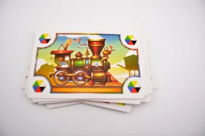 Ticket to Ride First Journey game part pieces - wild train car cards - Image 1 of 2