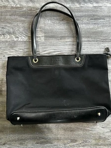 Borsa a tracolla Franco Sarto in pelle/tessuto nero - Foto 1 di 10