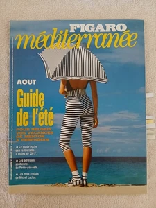 FIGARO MEDITERRANEE 7/1993 GUIDE ETE ANDUZE MONTAUROUX ROUSSILLON SAINT TROPEZ - Picture 1 of 9