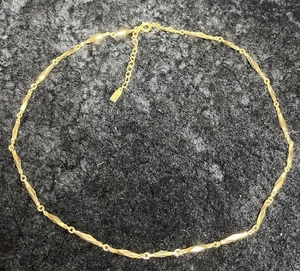 Nikken Therapy Magnetic Diamond Cut Gold Tone Chain Necklace Adjustable Size - Picture 1 of 5