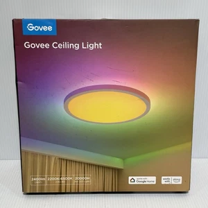 Govee Smart Ceiling Light 2400LM, RGBIC LED Ceiling Light Fixture - Picture 1 of 4