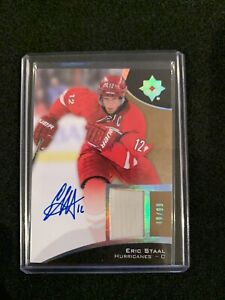 Eric Staal 41 Hurricanes Patch Auto 49/99 2015-16 Ultimate Collection Hockey
