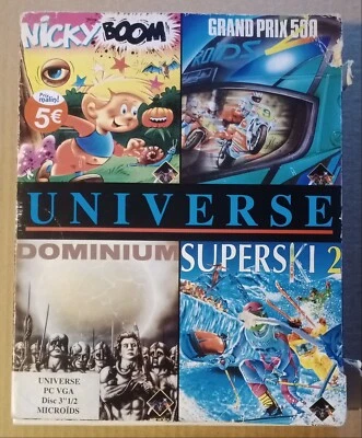 Universe Compilation 4 Jeux PC Disquettes 3.5 Big Box 1993 Microïds Nicky Boom  - Photo 1/4