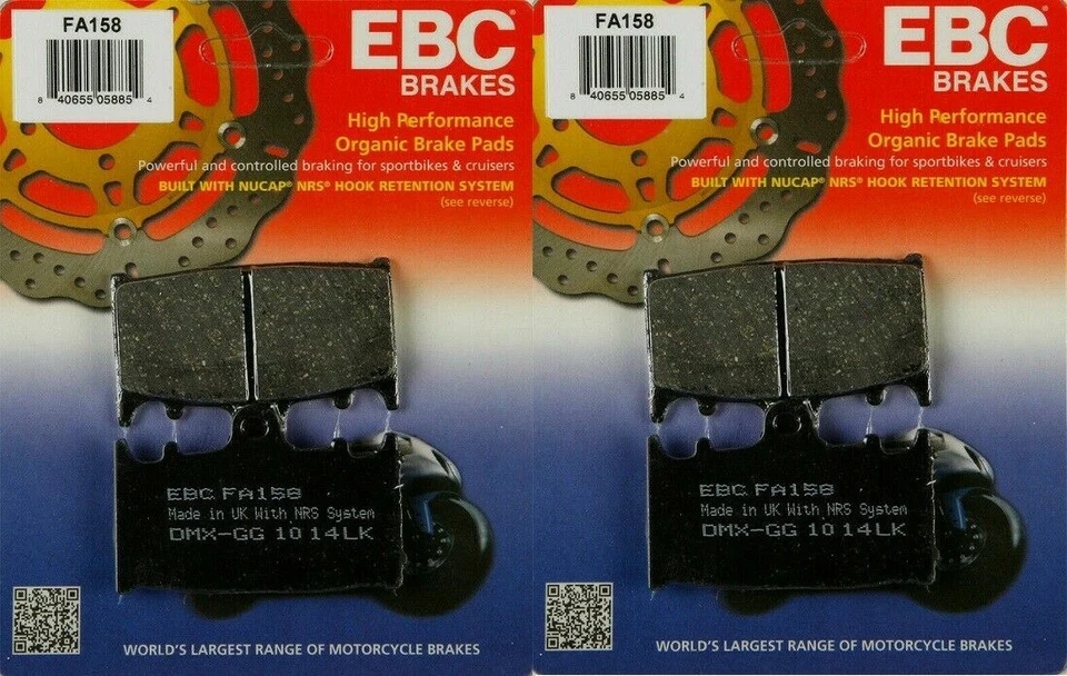 Coppia pastiglie EBC HH Fa158hh per Suzuki 650 GSF S Bandit 2007-2016