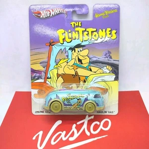 2014 Hot Wheels Pop Culture Hanna Barbera The Flintstones HAULIN GAS 1:64 X8366 - Picture 1 of 5