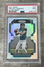 2021 PRIZM - #331 TREVOR LAWRENCE - SILVER PRIZM - ROOKIE CARD - PSA MINT 9