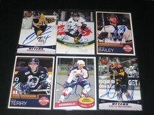 CHRIS TERRY autographed '08/09 PLYMOUTH WHALERS "OHL All-Star" card