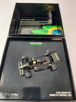 Minichamps set Lotus Renault 97T #12 Ayrton Senna Portugal 1985 1/43 540854392 - Immagine 1 di 4