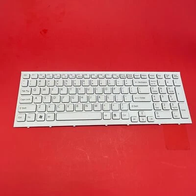 Sony VAIO PCG-71314L VPCEB26FX Laptop Genuine US Keyboard White 012-101A-3013 - Image 1 of 3
