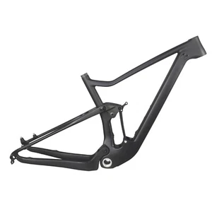 NEW Carbon frame 29er full suspension mountain XC MTB bicycle frame matte FM027 - Picture 1 of 14