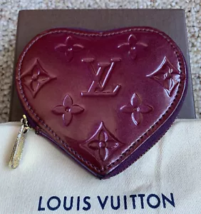 Louis Vuitton Vernis Patent Leather Monogram Heart Pouch - Picture 1 of 10