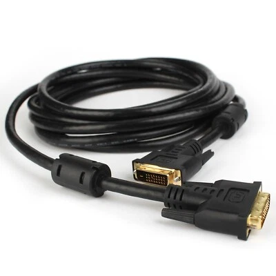 DVI to DVI Monitor Adapter Cable - 25FT Dual Link DVI-D Cable/15FT Single Link - Image 1 of 4