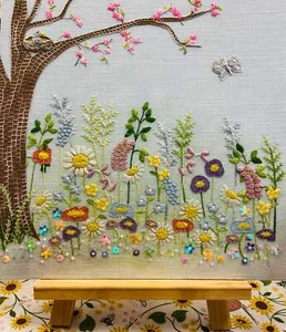 Spring Meadow Embroidery Project - from Dizzy & Creative - Picture 1 of 6