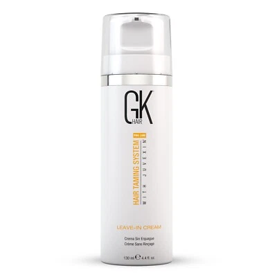 GK HAIR Leave In Conditioner Cream 130ml Hydrating Smoothing & Frizz Control - Image 1 of 4