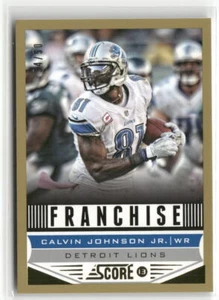 2013 Score #277 Calvin Johnson Gold Zone #/50 ☘️FIND!👀719 - Picture 1 of 2
