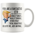 Lustige fantastische CTO Kaffeetasse, Chief Technology Officer Trump Geburtstag Weihnachten
