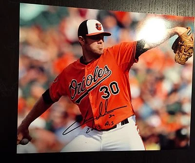 Chris Tillman Signed 8x10 Photo. Inscription. All Star Baltimore Orioles - Image 1 of 2