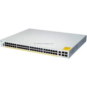 C1000-48P-4G-L New Cisco 48x 10/100/1000 Ethernet PoE+ 370W PoE budget ports - Picture 1 of 4