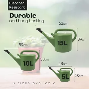 More details for watering can with rose head indoor &amp; outdoor water can gardening house plants