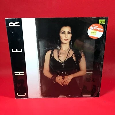CHER Heart Of Stone 1989 UK/German Vinyl LP + INNER record Just Like Jesse James - Image 1 of 4