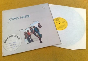 " CRAZY HORSE AT CROOKED CREEK "ORIG UK YELLOW EPIC RARE HYPE STICKER DIECUT SLV - Picture 1 of 12